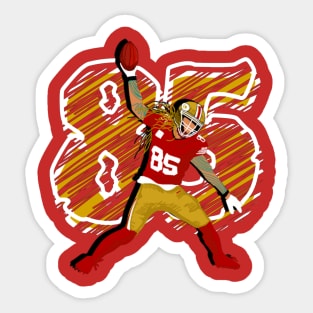 George kittle Sticker